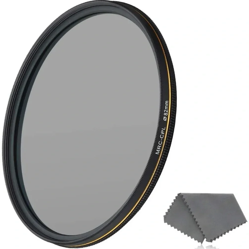 82mm CPL Circular Polarizing Filter for Camera Lenses, 16-Layer Multi-Resistant
